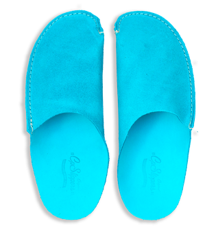 Turquoise CP Slippers Minimalist