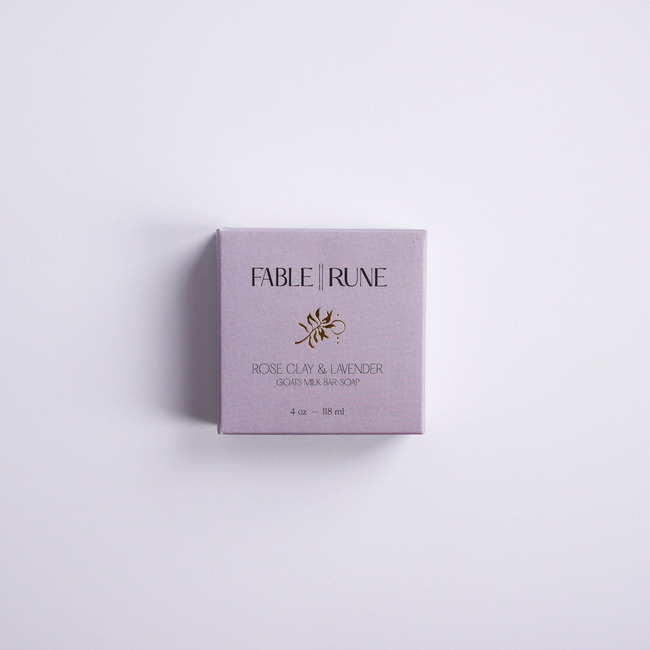 ROSE CLAY & LAVENDER GOATS MILK SOAP-gallery-39236777574562