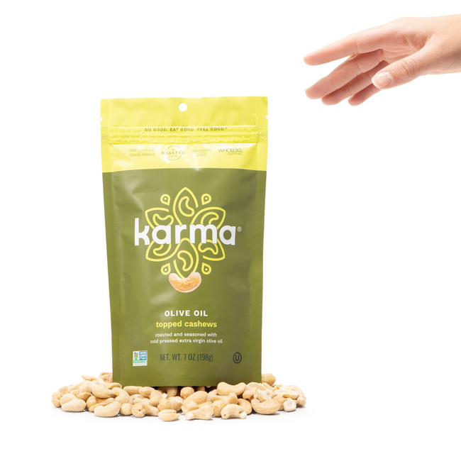 Olive Oil & Sea Salt Roasted Cashews-gallery-60272860102943