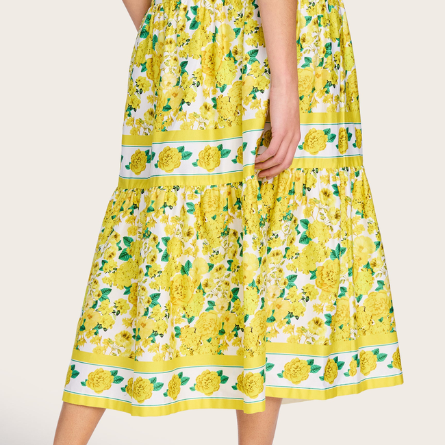 Mondo Floral Poplin Skirt-gallery-43968243368186