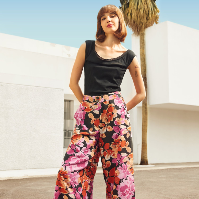The Sunset Bloom Trousers-gallery-39290271334571