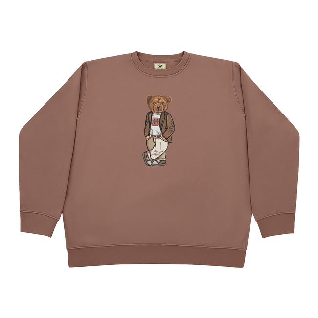 Brown Original Embroidered Crewneck-gallery-60371730530621