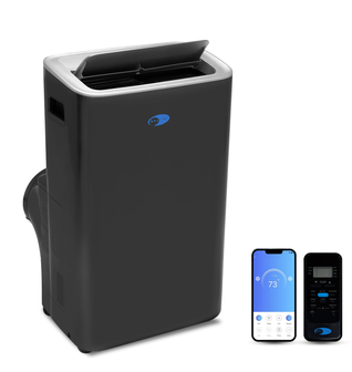 Whynter Nex Inverter Portable Air Conditioner Dual Hose Cooling, 500 sq ft Efficiency 12000 BTU (100