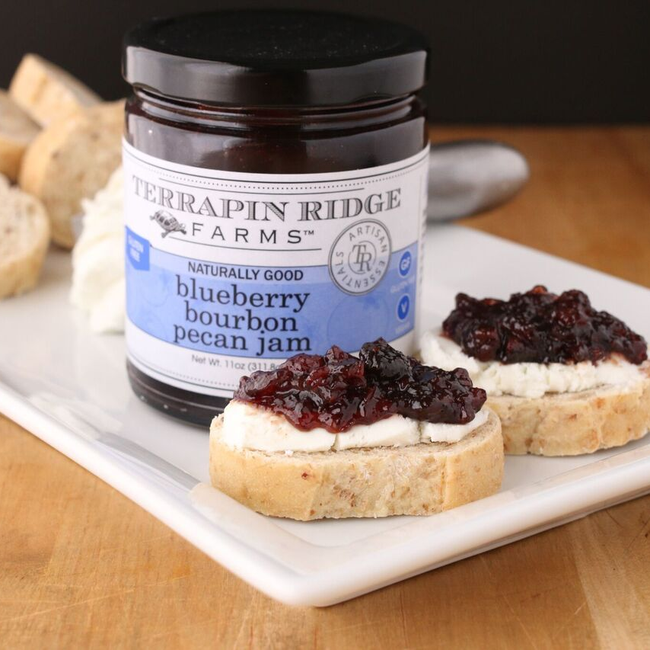 Blueberry Bourbon Pecan Jam - Quart-gallery-31185947459649