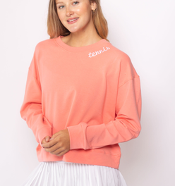 Tennis patches sweatshirt