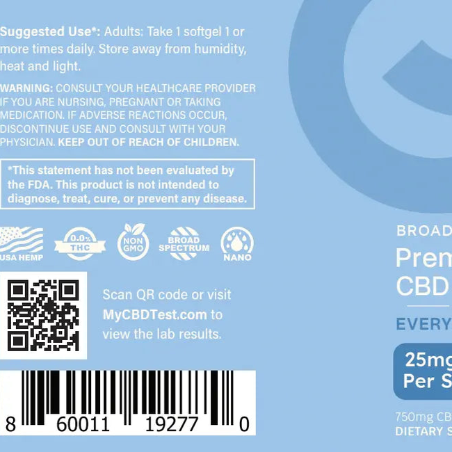 Elevate Formula CBD Softgels - 25mg-gallery-58982030836021