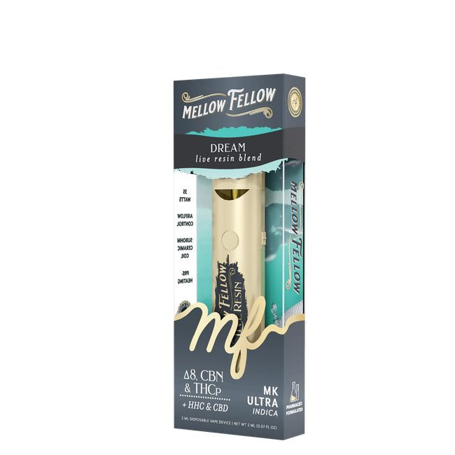 Dream Blend 2ml Live Resin Disposable Vape - MK Ultra (Indica)-gallery-37327751676110