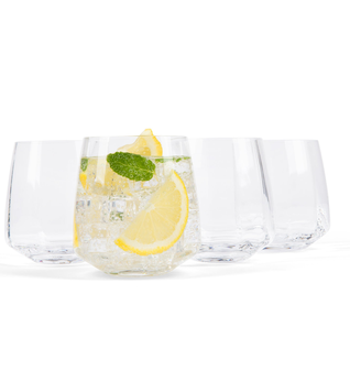 Café Short Glass Tumbler (4-Piece Set)