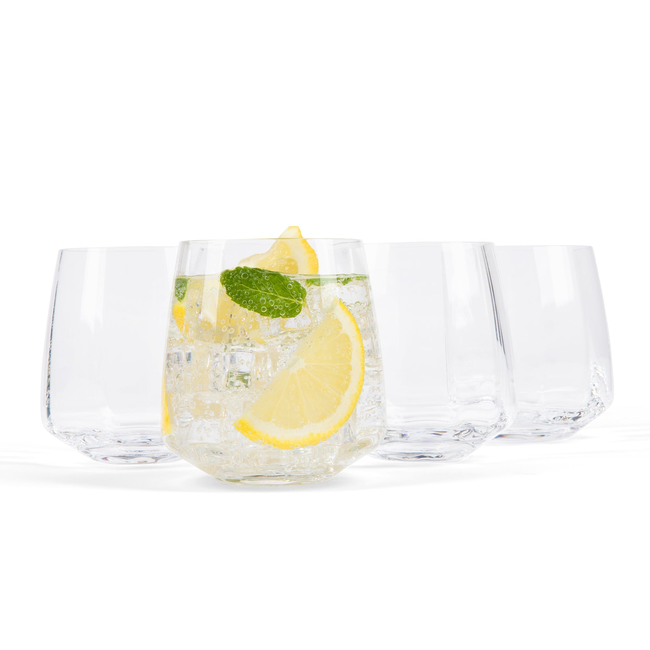 Café Short Glass Tumbler (4-Piece Set)-gallery-53737637708148