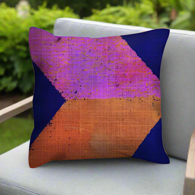 Outdoor Pillow - Flag 1 Navy-gallery-33209972981873