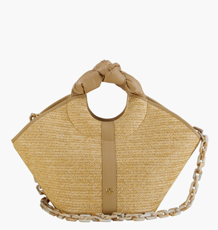 Knotted Herringbone Tote