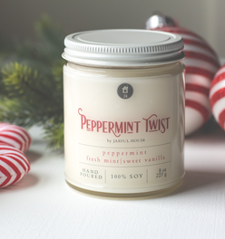 Christmas Candle Peppermint Twist 8 oz.