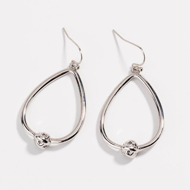 Dainty Love Knot Earrings-gallery-30351633940538