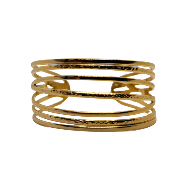 Jonique Gold Cuff-gallery-42474130178298