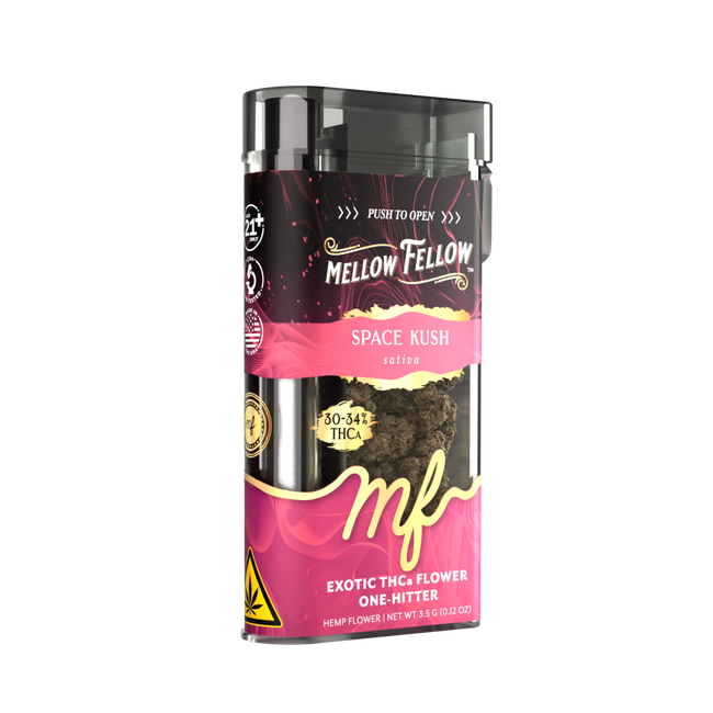 THCa 3.5g Exotic Flower + One Hitter - Space Kush (Sativa)-gallery-38348613222606