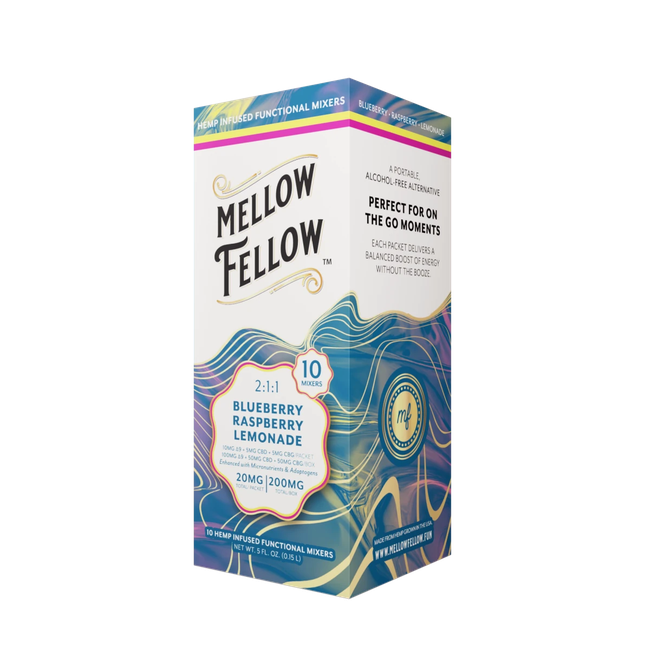 Delta 9 + CBD & CBG Mixers 10pc - Blueberry Raspberry Lemonade-gallery-38665777348814