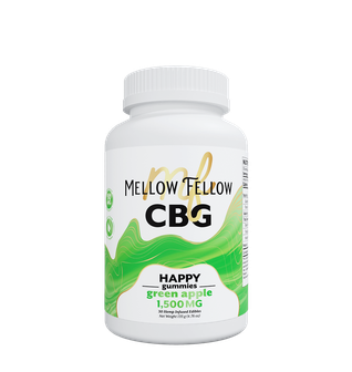Happy CBG Gummies - 1500mg - Green Apple