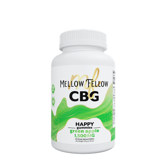 Happy CBG Gummies - 1500mg - Green Apple
