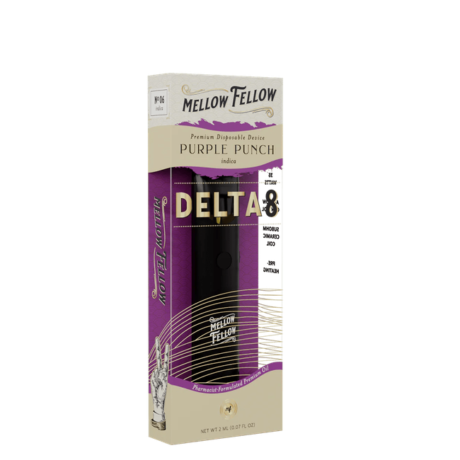 Delta 8 Premium 2ML Disposable Vape - Purple Punch (Indica)-gallery-37327681159374