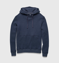 Ivan Waffle Thermal Hoodie - Navy Heather