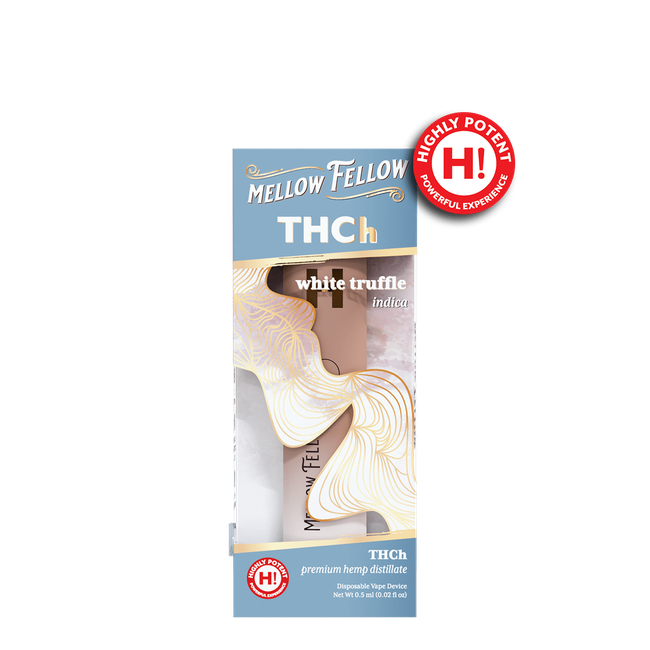 THCh 0.5g Disposable Vape - White Truffle (Indica)-gallery-37054529634510