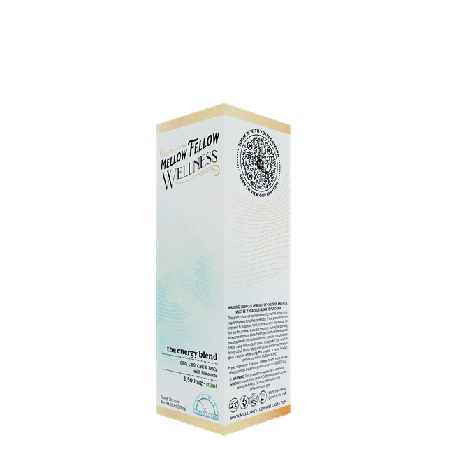 The Energy Blend CBD Tincture - 1500mg - Mint-gallery-37327692857550