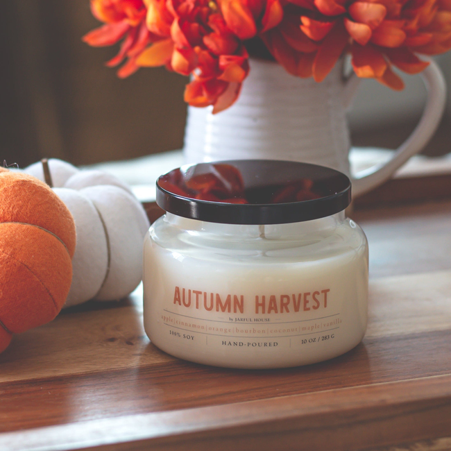 Fall Candle Autumn Harvest - 10 oz-gallery-28328212004934