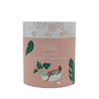 Bath Time Tea - Lemongrass, Tangerine and Sage Luxury Herbal Tea - 15 Tea Bags