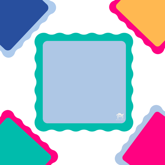 MAHJONG MAT | Color Wave | 31" x 31"-gallery-50596711006519