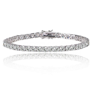 Tennis Bracelet  with 1/8 CT  Cubic Zirconia