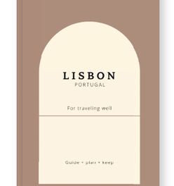 Portugal Travel Planner: A Lisbon Guidebook for a Beautiful, Organized Trip