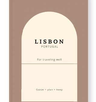 Portugal Travel Planner: A Lisbon Guidebook for a Beautiful, Organized Trip