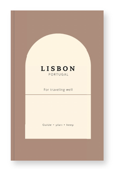 Portugal Travel Planner: A Lisbon Guidebook for a Beautiful, Organized Trip