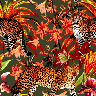 Peel and Stick Wallpaper - Pantera / Forest