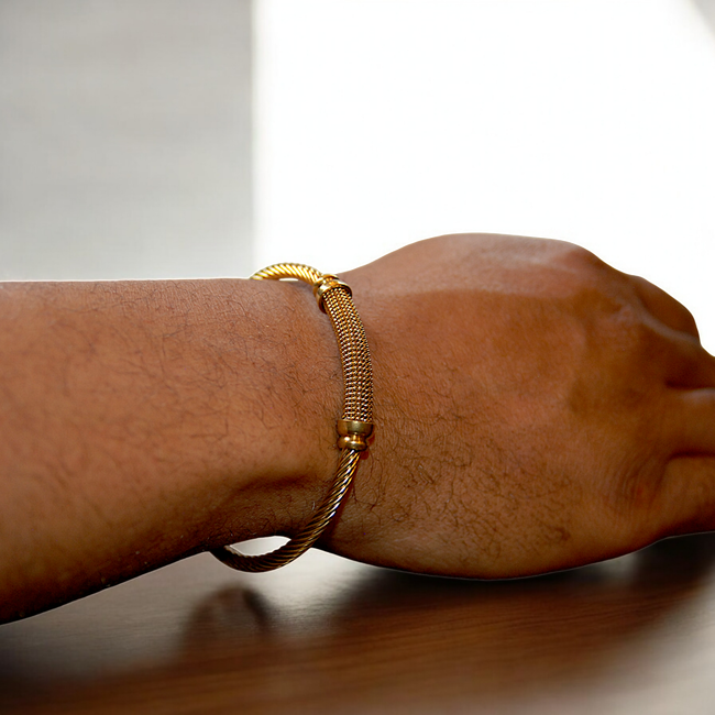 Conquer Beaded Men’s Cuff-gallery-42620053586170