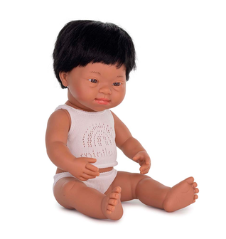 Miniland Baby Doll Hispanic Boy with Down Syndrome