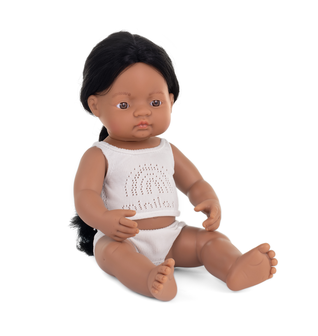 Miniland Baby Doll Native American Boy