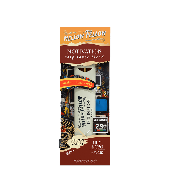 Motivation Blend - Terp Sauce 2ml Disposable Vape - Alaskan Thunderf*ck (Sativa)-gallery-36989971562702