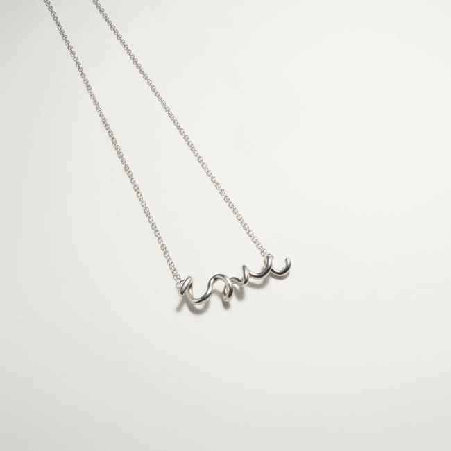 Love Necklace - Sterling Silver-gallery-38086992887984