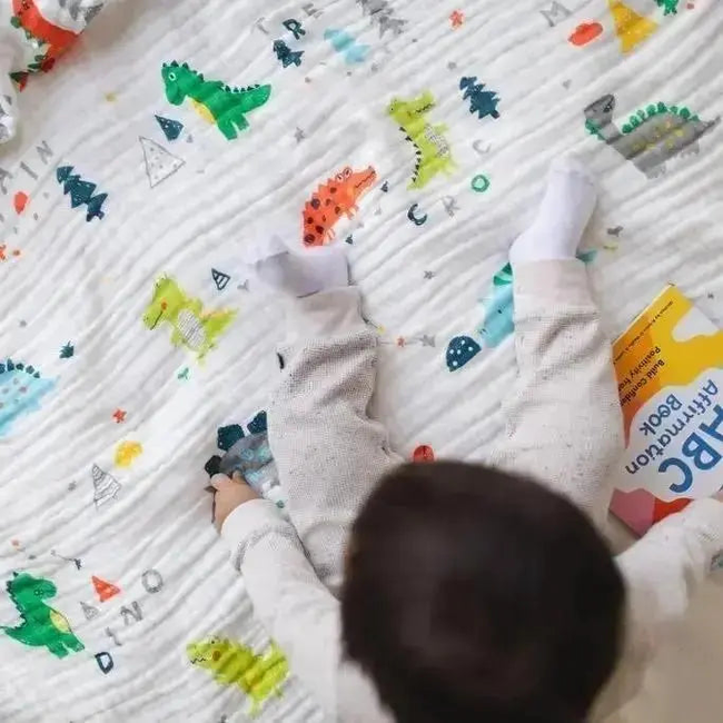 Dino Dreams Blanket + Dino Dreams Pajamas Bundle-gallery-44254833246441