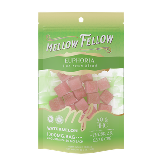 Euphoria Blend - Live Resin M-Fusions Edibles - Watermelon 1000mg