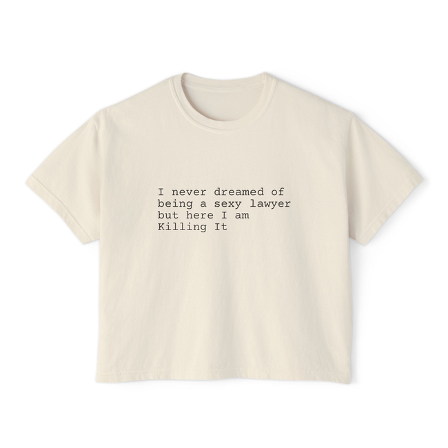 Sexy Lawyer Women's Boxy Tee-gallery-32687290286146