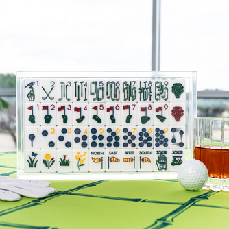 THE COUNTRY CLUB SET -  MAHJONG TILES:  WINNING WHITE