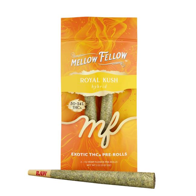 THCa Prerolls - 2 pc 2g Private Reserve Exotic - Royal Kush (Hybrid)-gallery-38377037824206