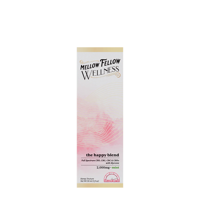 The Happy Blend CBD Tincture - 2000mg - Mint-gallery-37327690760398