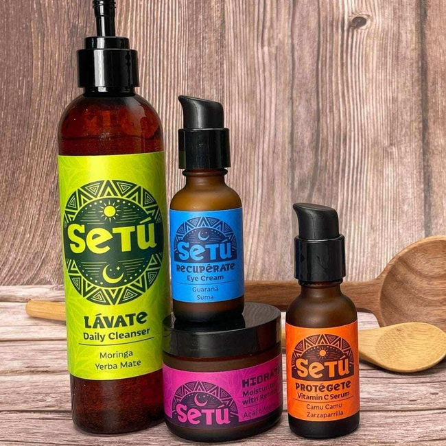 Setú® Complete Set with Cleanser, Vitamin C, Moisturizer, and Eye Cream-gallery-63240202256671