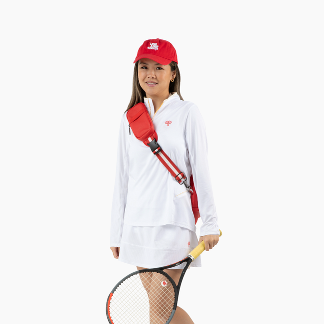 Love All Tennis Pickleball Bag Red-gallery-40729122177105