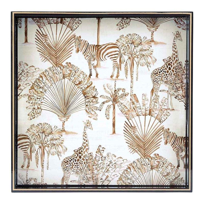 Safari Animals 15 Inch Square Tray-gallery-32767227723863