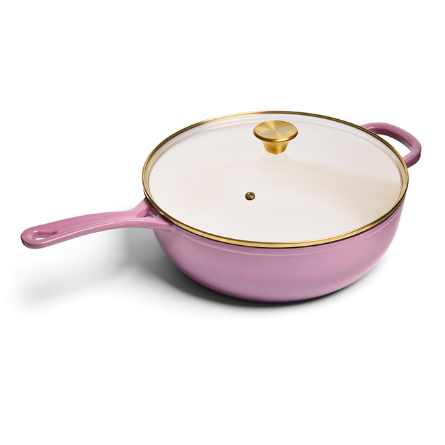 Chef Joe Sasto's Exclusive Enameled Cast Iron Chef's Pan | 6.2QT/5.9L-gallery-54348788629876