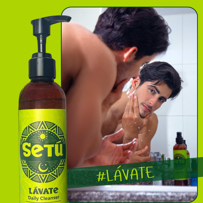 Setú® Daily Cleanser for Men with Moringa & Yerba Mate | Gentle Face Wash-gallery-62976785678623